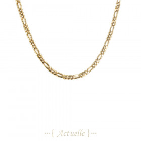 Necklace chain figaro 8,6x3,9 + 7,2mm