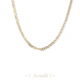 Necklace navy chain 6,8x4mm