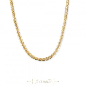 Necklace navy chain 7x5mm