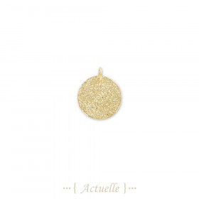 Pendentif texturé 15mm