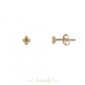Earrings diamond shape and balls