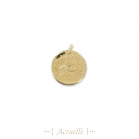 Pendentif œil rond 17mm