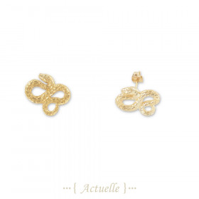 Snake studs earrings