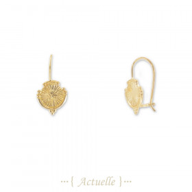 Ethnic hoop earrings