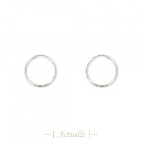 Hoop earrings thin and flexibles 25mm