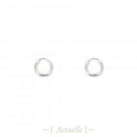 Hoop earrings thick and flexible 15mm