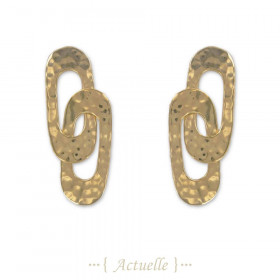 Annillos ovalos martillados