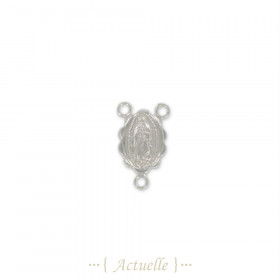 Oval Blessed Virgin13x9mm+3 ring