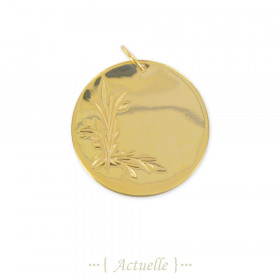 Pendant to engrave ears of wheat