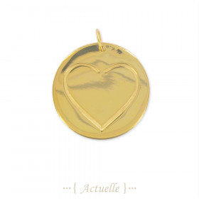 Pendent engraving heart