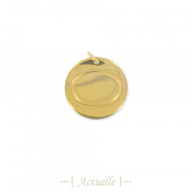 Pendent to engave oval engraved