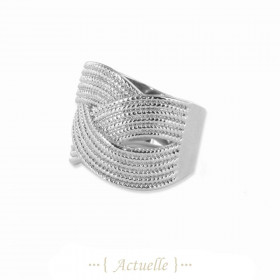 Bague grandes torsades