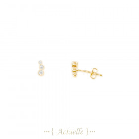 Earrings three bubbles