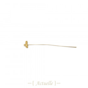 Beaded flower shaft 30mm