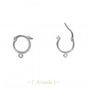 Creoles with welded ring 10mm