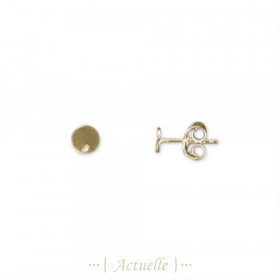 Hole circle earrings