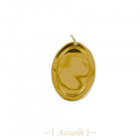Pendant plate oval