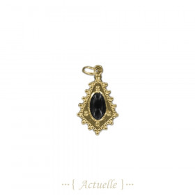 Antiguo colgante diamante negro