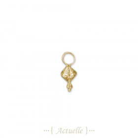 Spinning top diamond pendant