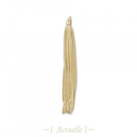 Cable chain pompon
