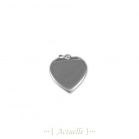 Thin heart medal 16mm