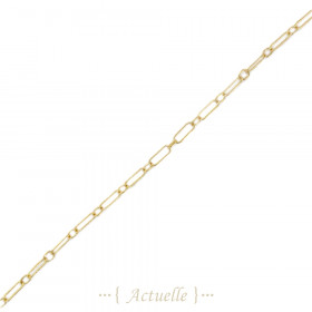 Chain 55 1little link/1 big link striped per meter