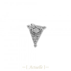 Colgante indígena triángulo piedra de luna 3