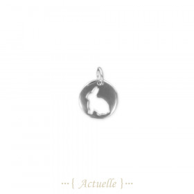 Openwork round mini rabbit charm's