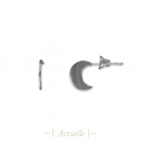 Pendientes chip luna  10mm