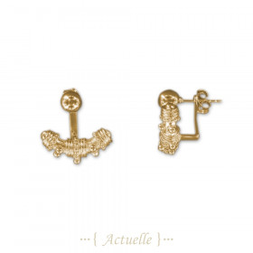 Orient moon earrings