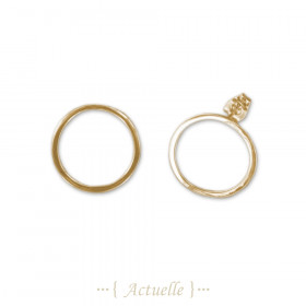 Openwork round earrings 20mm
