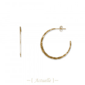 Pendientes criollas golpeado 34mm