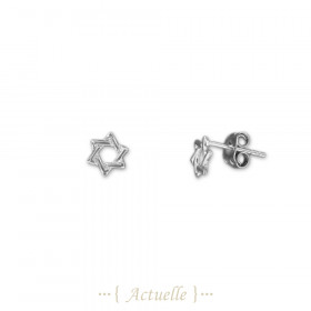 Jewish star earring