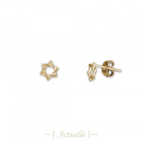 Jewish star earring