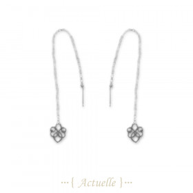 Arabesque chain earring