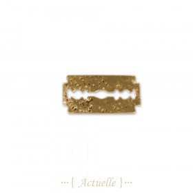 20mm hammered razor blade