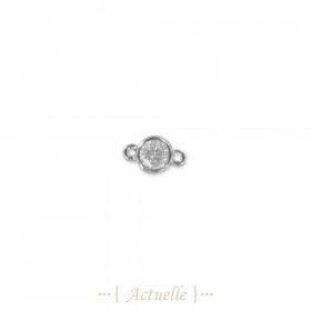5pcs CZ bezel setting 5mm