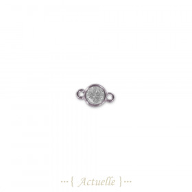 5pcs CZ bezel setting 5mm