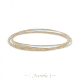 Bangle wire 0.08mm 6 pieces diamond shape