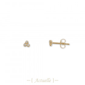Pendientes 3 pequeños zirconium