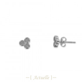 Earrings 3 zirconium
