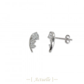 Pendientes arco 3 zirconium
