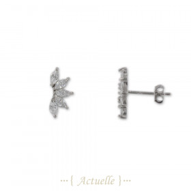 Pendientes arco hojas