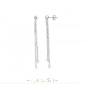 Ball pin double chain with welded ring