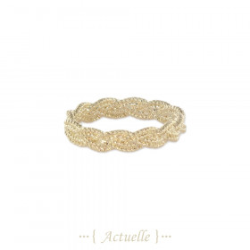Anillo de cuerda trenzada