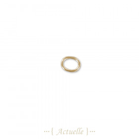 30pcs  7x5mm Welded oval ring wire of 1mm