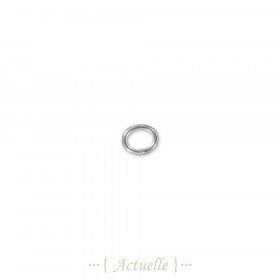30pcs 6x5mm Welded oval ring wire of 1mm