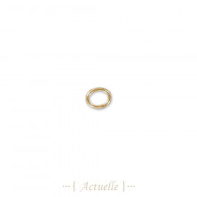 30pcs 6x5mm Welded oval ring wire of 1mm