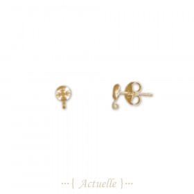 Little earring with hook 4mm