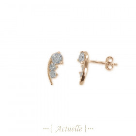 Pendientes arco 3 zirconium
